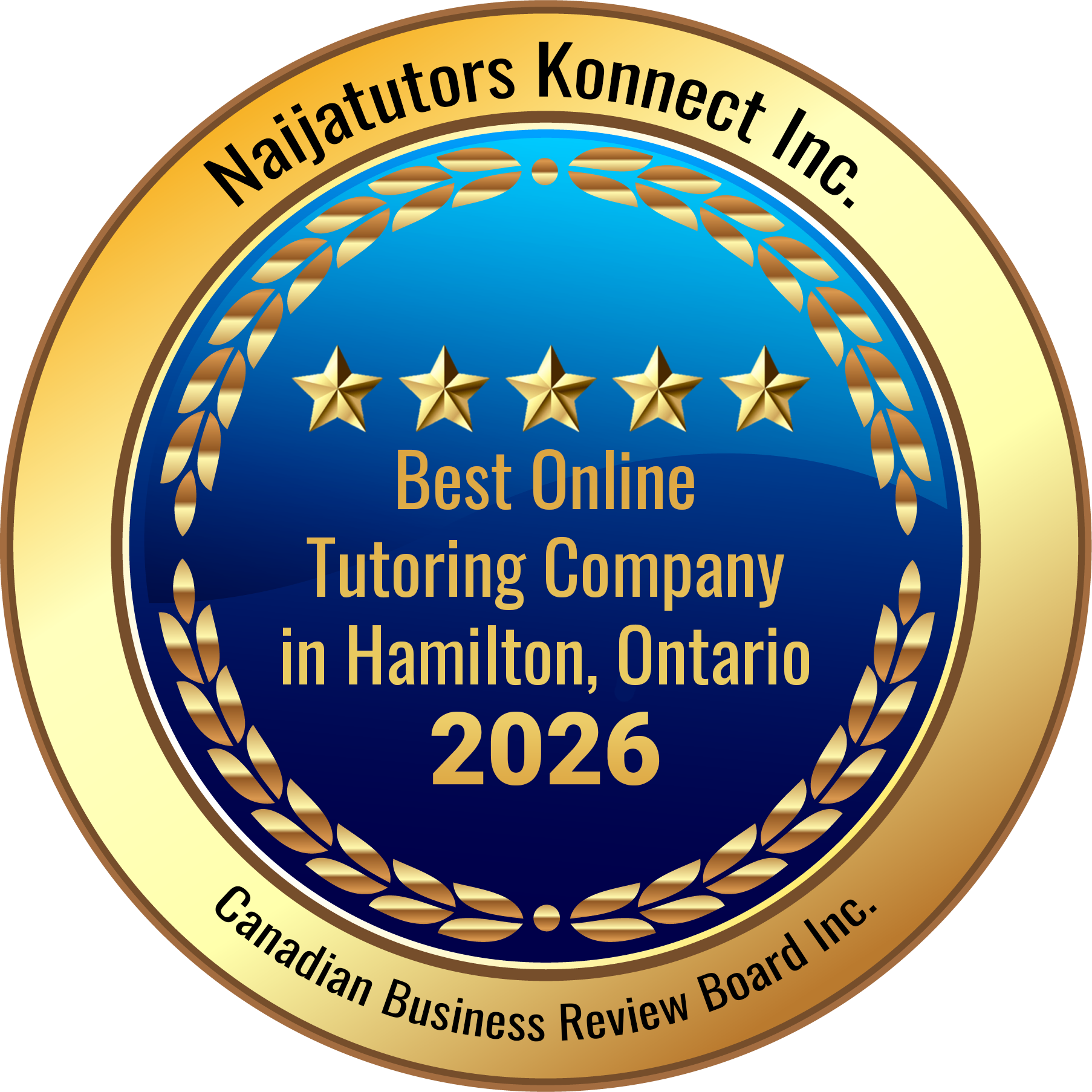2026 Best Online Tutoring Company award badge